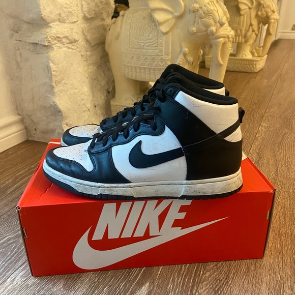 Nike Air Black High Tops Mens Size 12 US - Picture 3 of 6